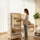 Multi-Tier Portable Baby Wardrobe Storage Cabinet