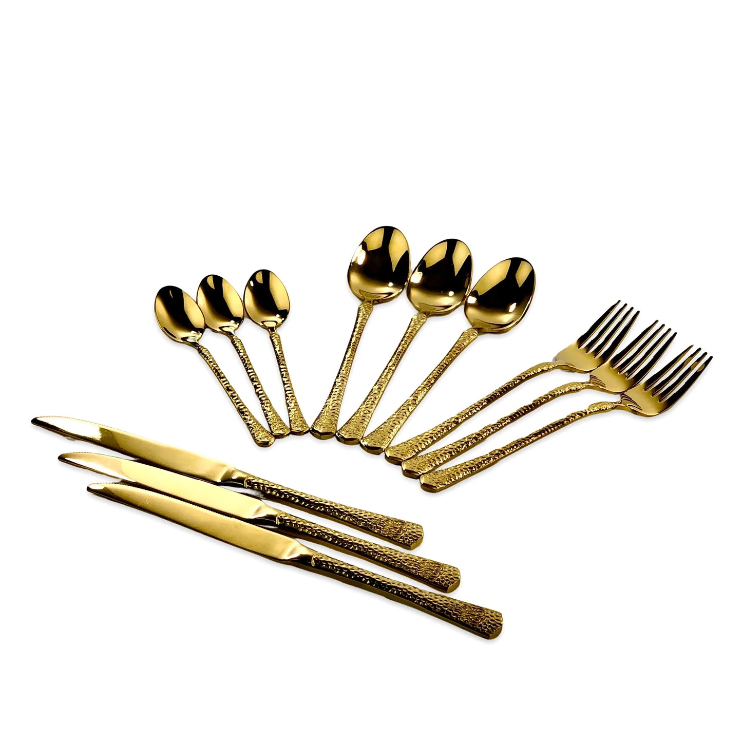 Golden Cutlery Set