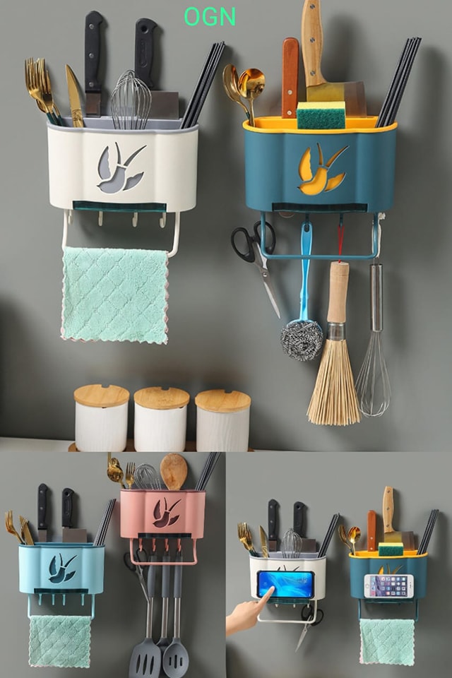 Wall Mount Kitchen Organizer