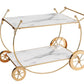 Gold Frame Serving Trolley