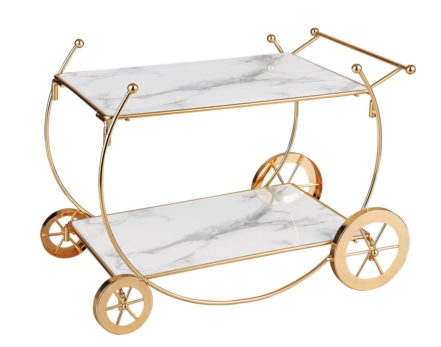 Gold Frame Serving Trolley