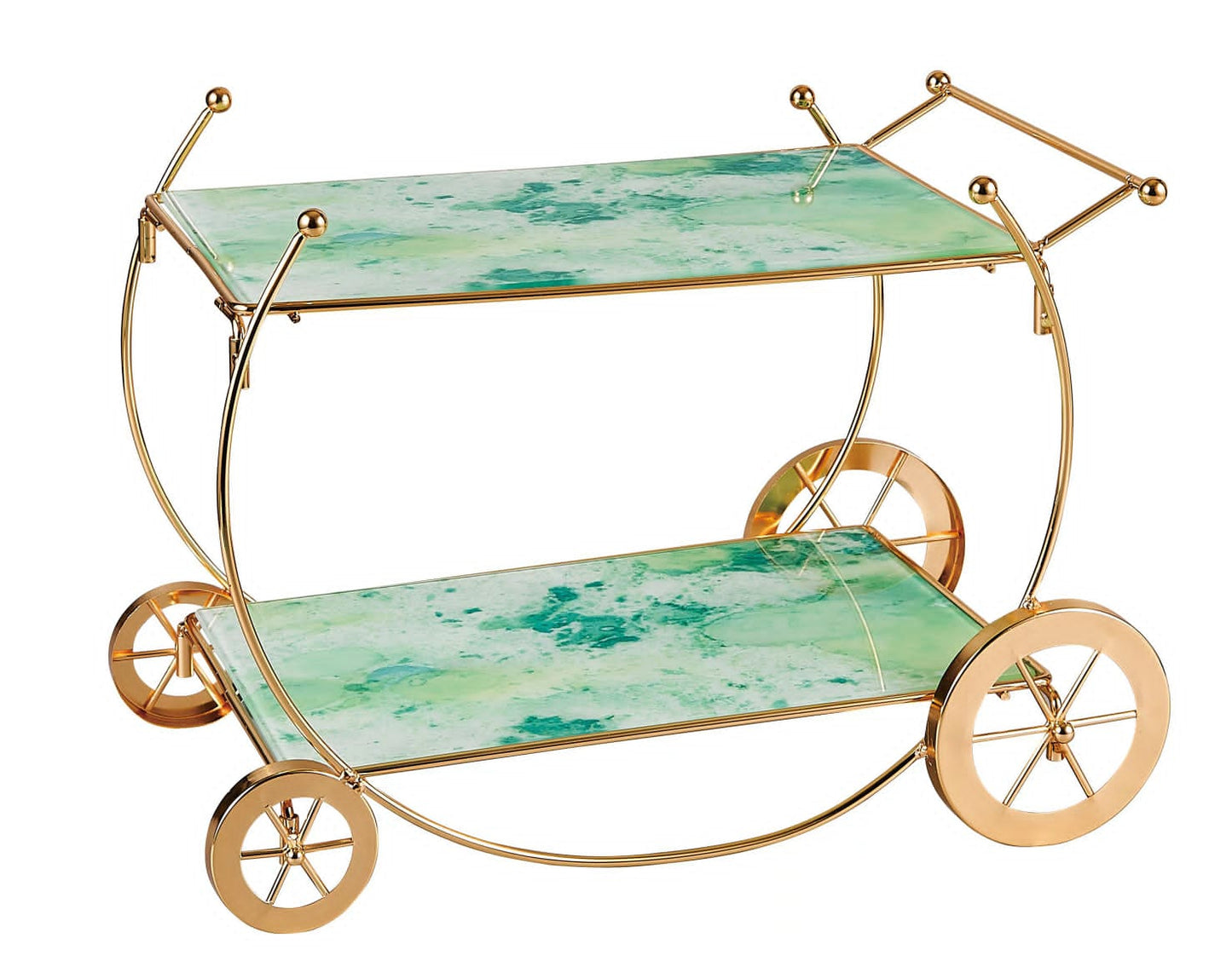 Gold Frame Serving Trolley