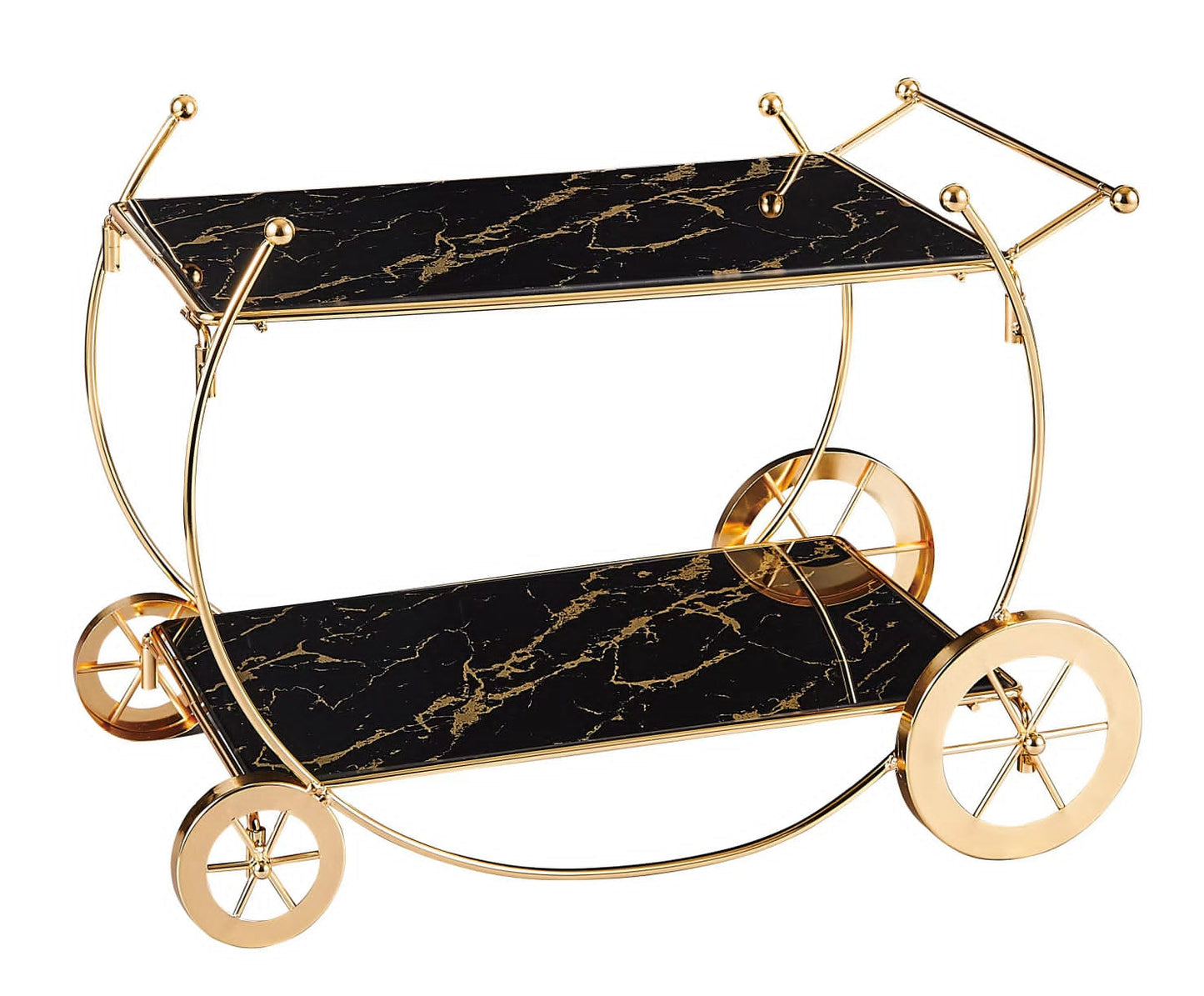 Gold Frame Serving Trolley