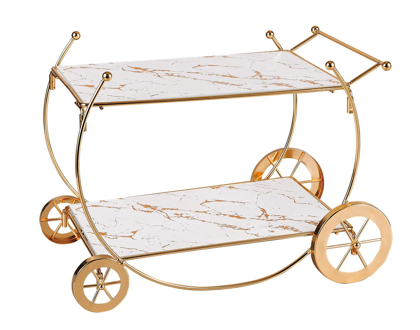 Gold Frame Serving Trolley