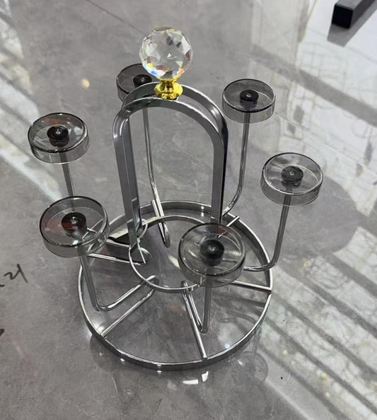 Fancy Diamond Rotate Glass Holder