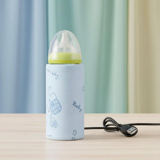 Portable USB Baby Bottle Warmer Sleeve or Travel Insulated Bottle Warmer