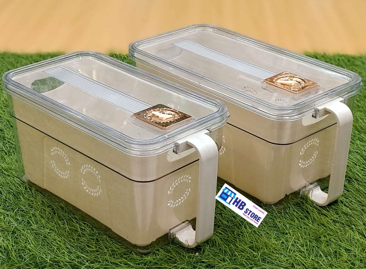 Refrigerator Hanging Storage Bins with Lids