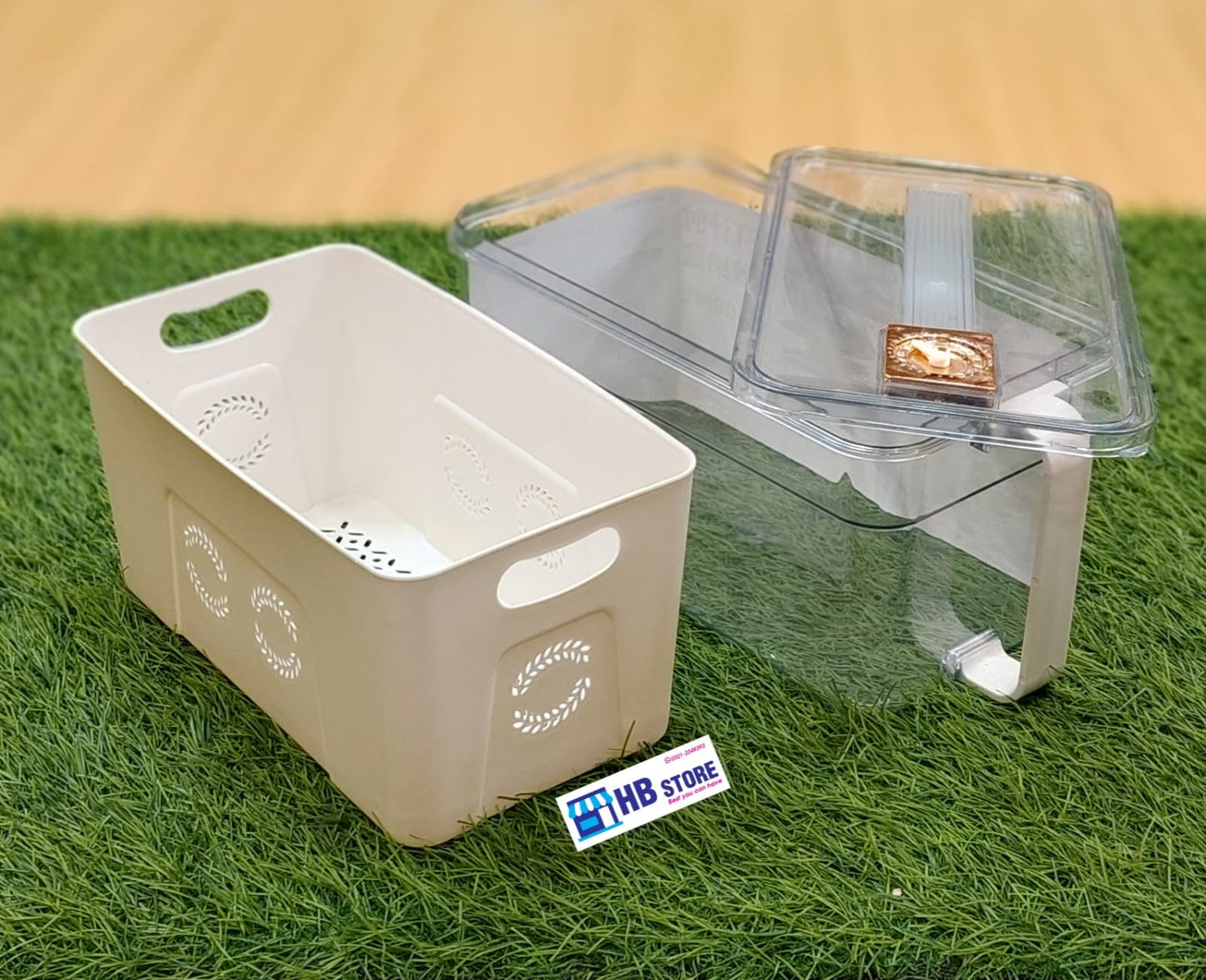 Refrigerator Hanging Storage Bins with Lids