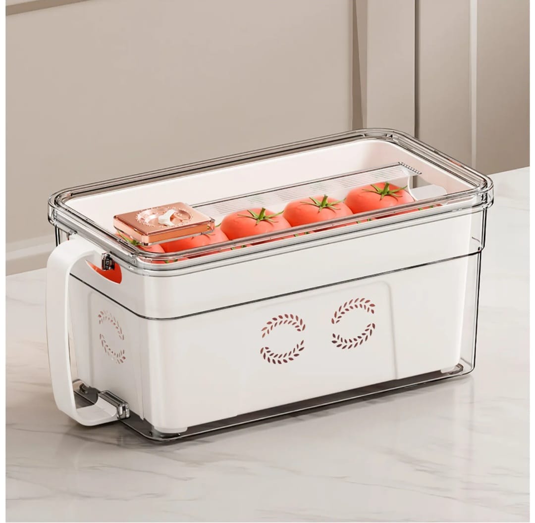 Refrigerator Hanging Storage Bins with Lids