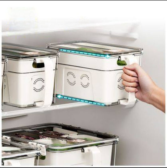 Refrigerator Hanging Storage Bins with Lids