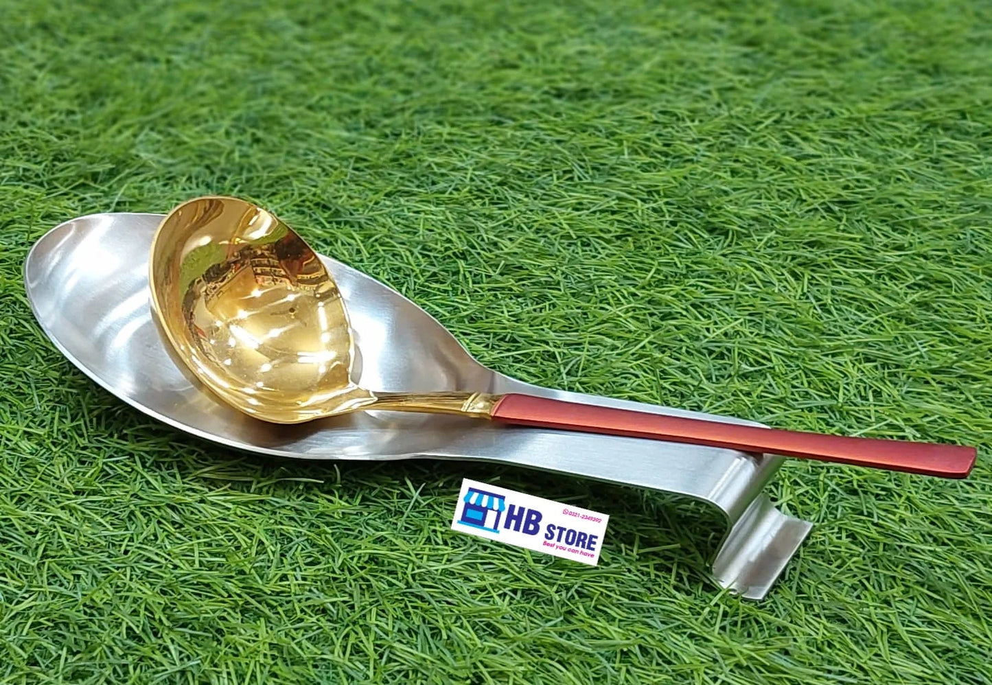 Premium Stainless Steel Spoon Rest Set