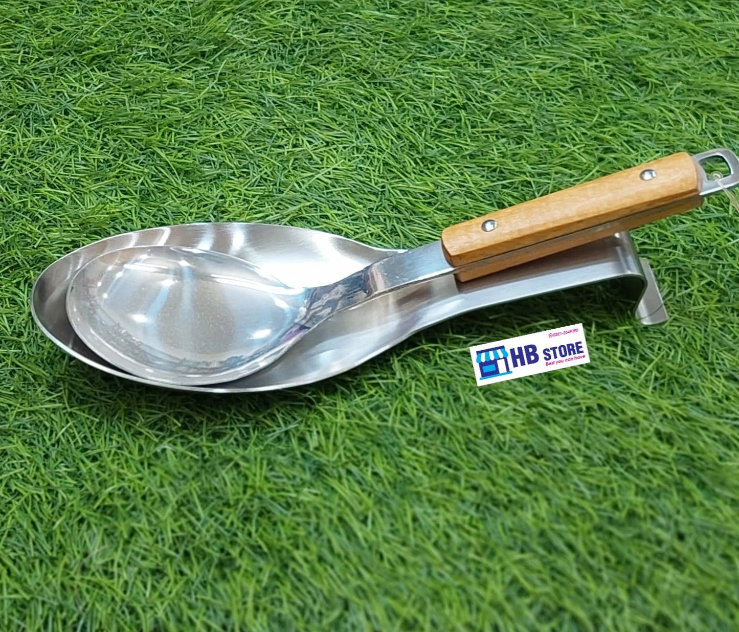 Premium Stainless Steel Spoon Rest Set