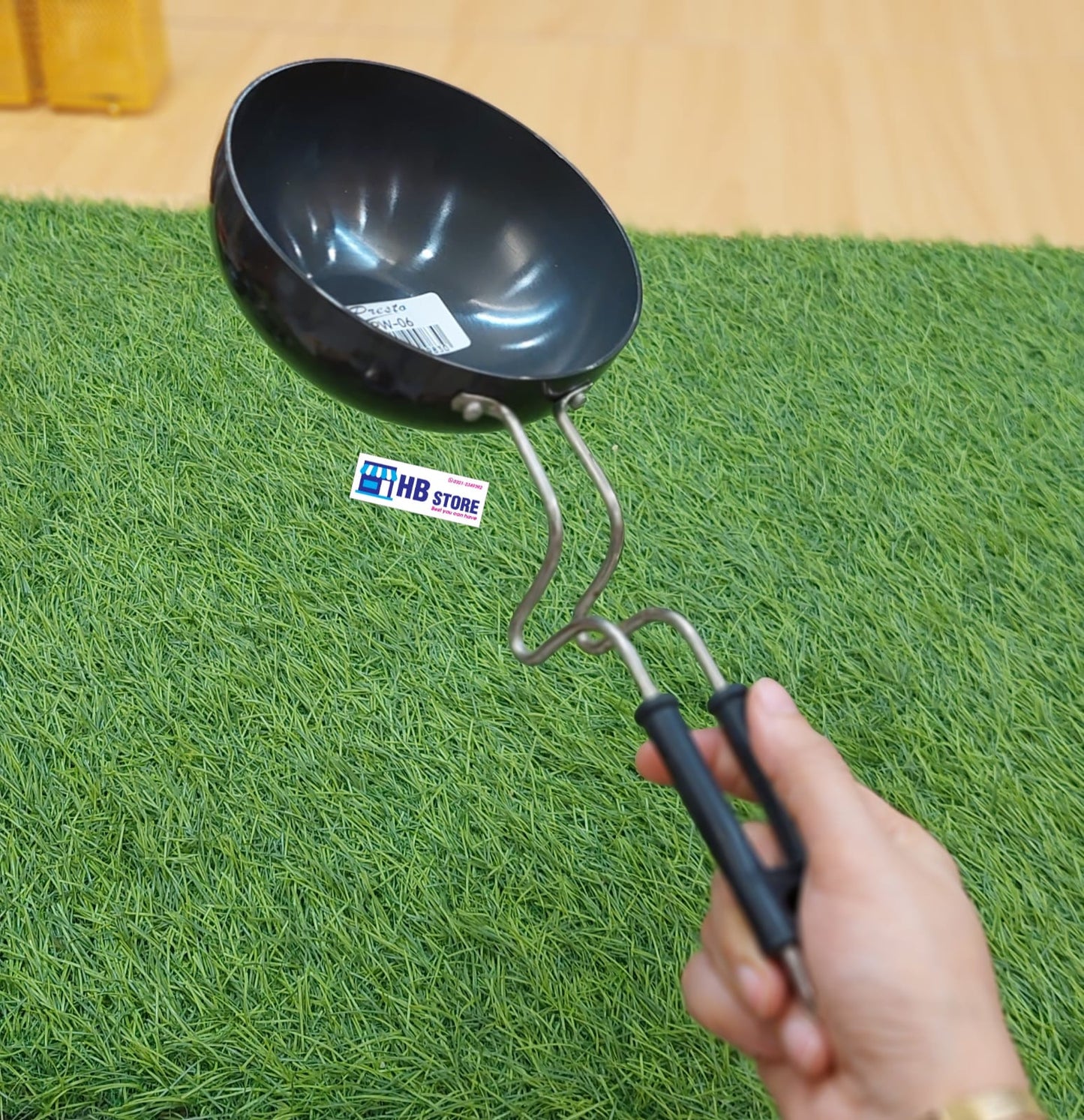 Presta Hard Anodized Tadka Pan with Stay