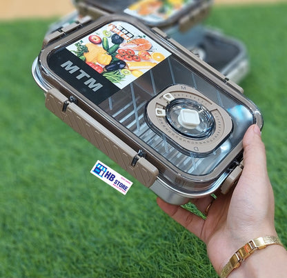 MTM Premium Stainless Steel Food Storage Set – 4-Piece Airtight Container Kit