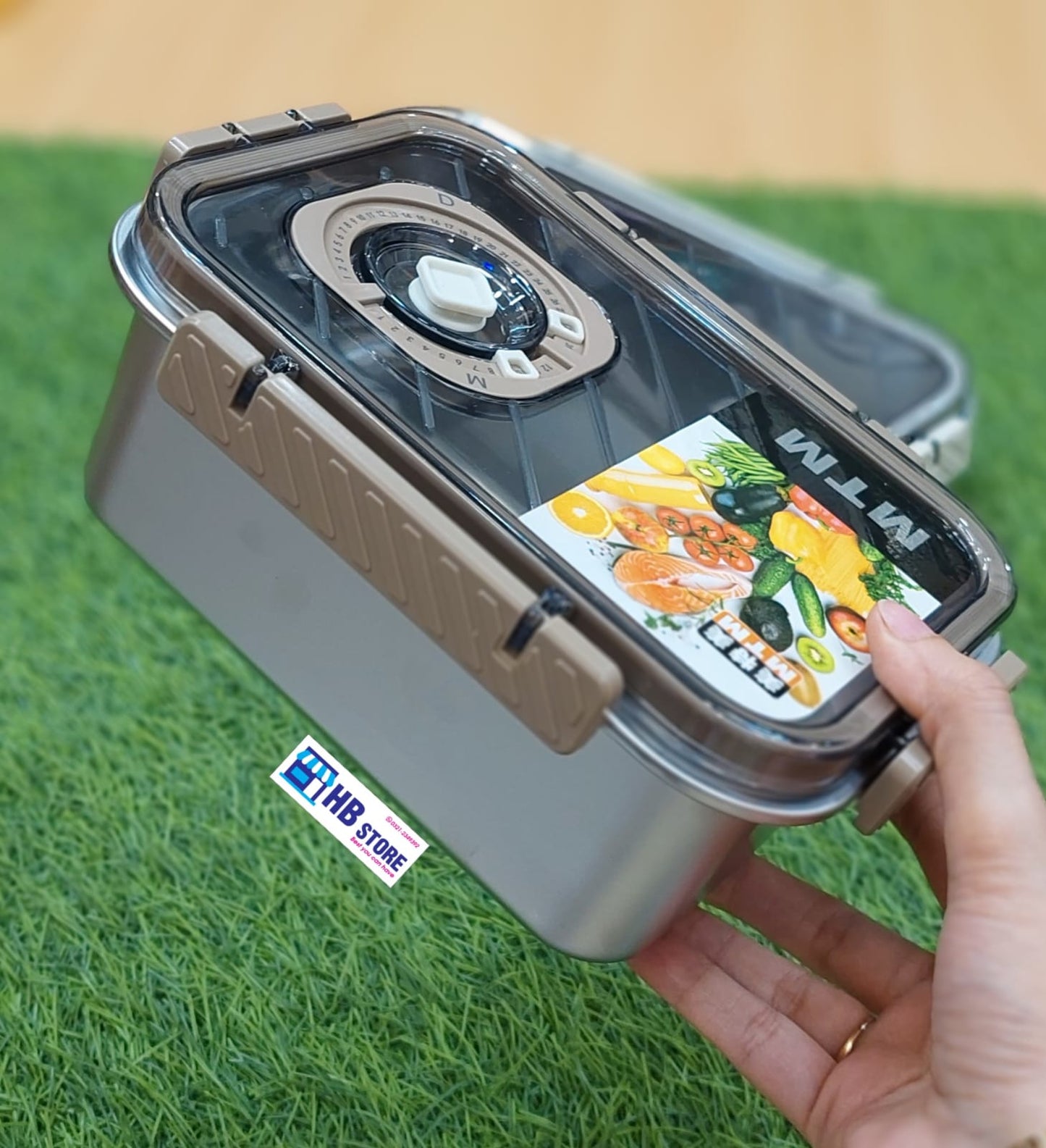 MTM Premium Stainless Steel Food Storage Set – 4-Piece Airtight Container Kit