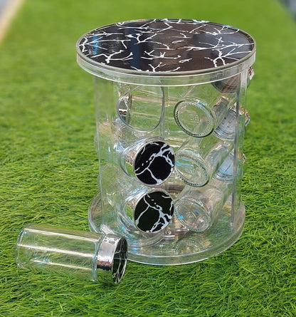 The Ultimate Marble-Top Rotating Spice Rack