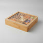 Bamboo Multi-Compartment Serving Box with Acrylic Lid