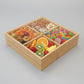 Bamboo Multi-Compartment Serving Box with Acrylic Lid
