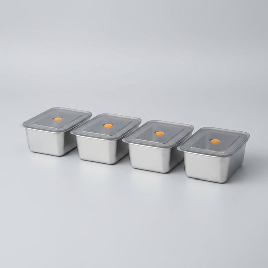 Premium Stainless Steel Food Storage Containers