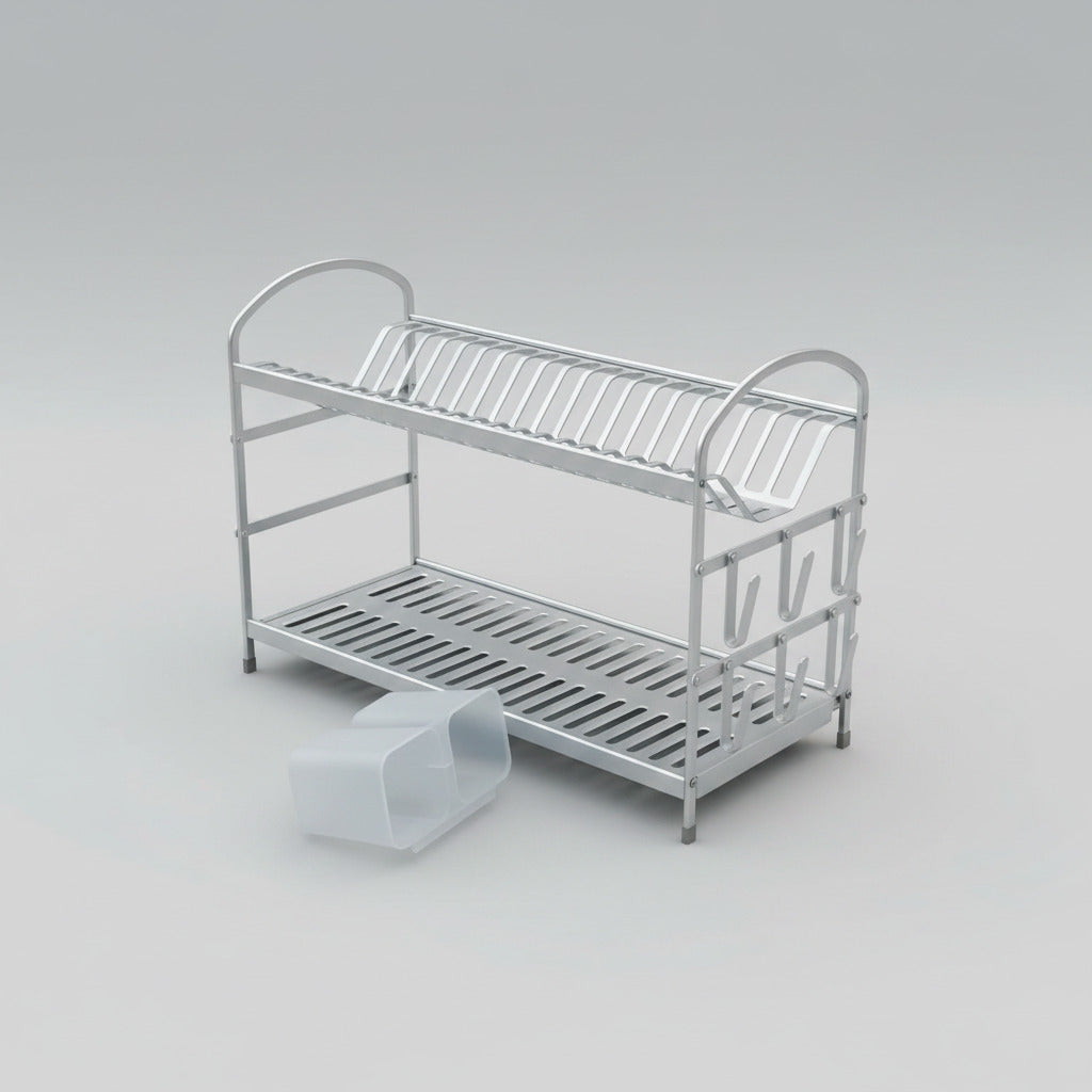 2-Tier Stainless Steel Premium Dish Rack