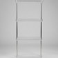 Multi-Tier Clear Acrylic Slim Storage Rack