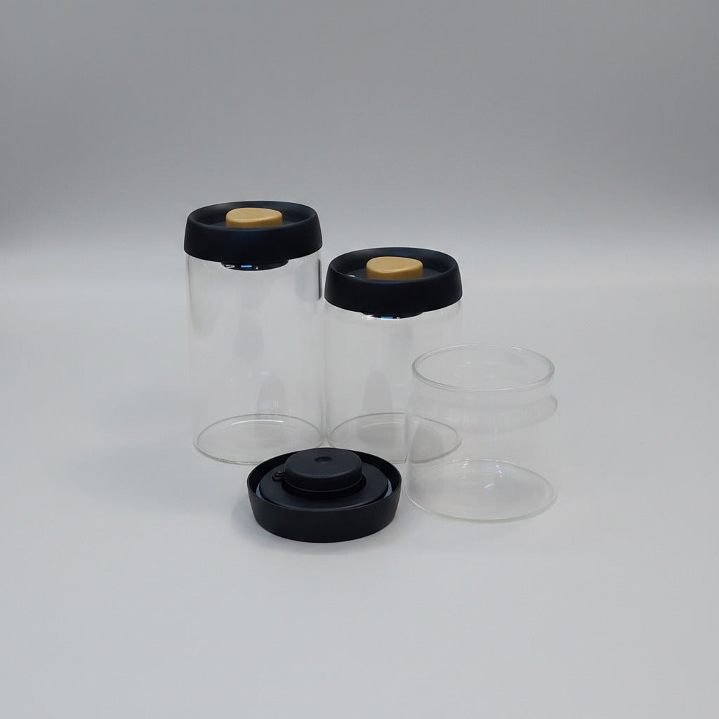 3-Piece Airtight Glass Canister