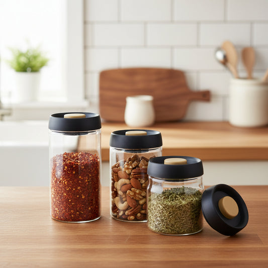 Airtight Glass Canister jars