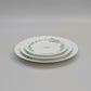 Elegant Floral Opal Glass Dining 18Pcs set