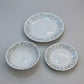Elegant Floral Opal Glass Dining 18Pcs set