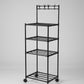 Multi-Tier Mobile Kitchen Storage Rack