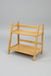 2-Tier Bamboo Countertop Organizer Rack