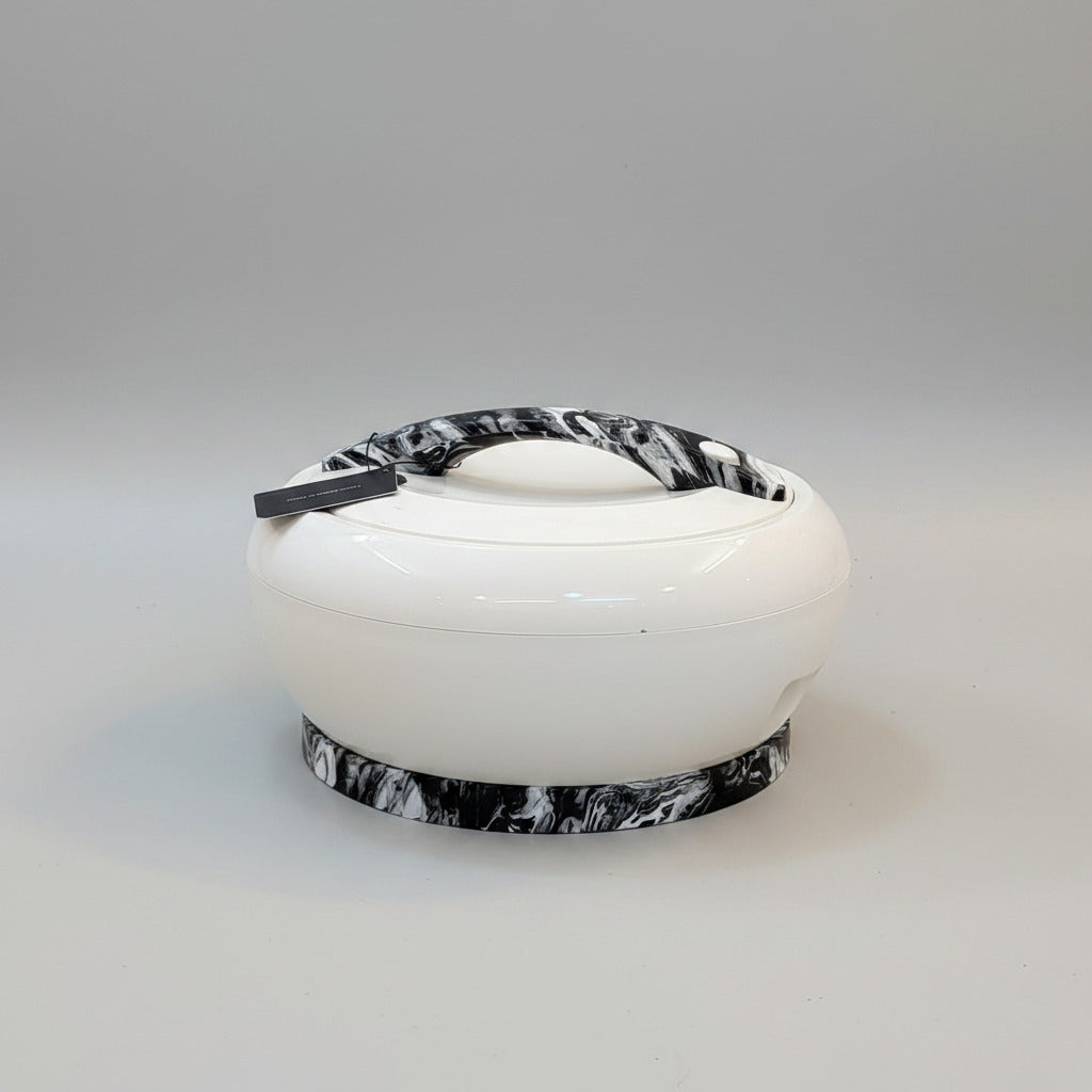 Modern Marble-Accent Insulated Hot Pot