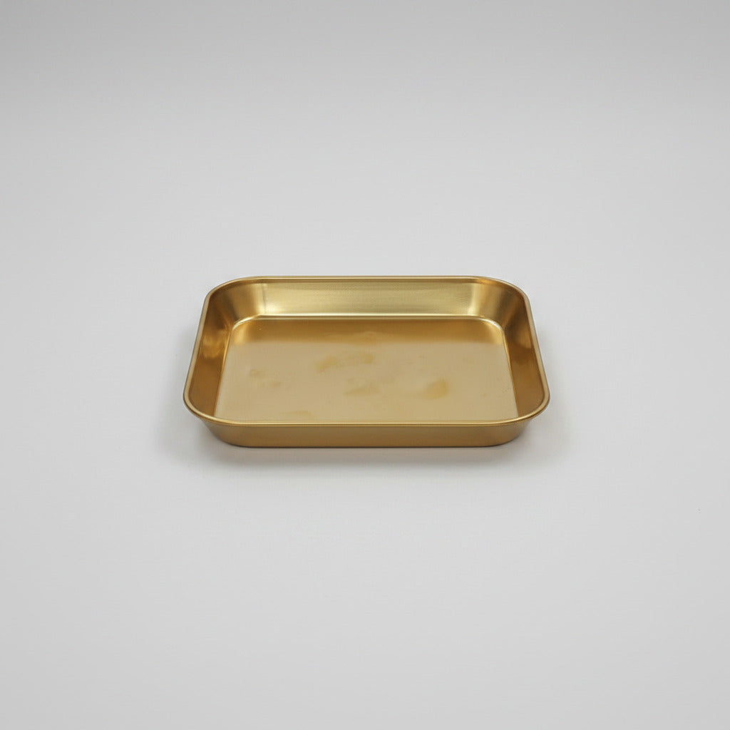 Premium Square Gold Serving Tray