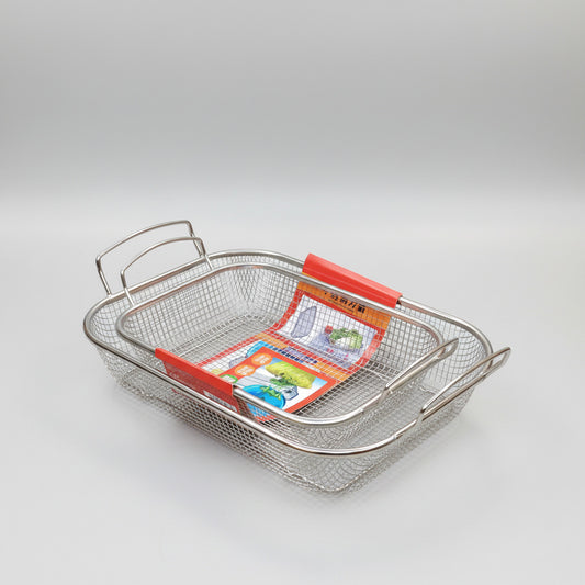 Premium Stainless Steel Rectangular Mesh Basket