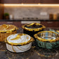 Luxury Marble Finish Insulated Casserole-3PCS SET