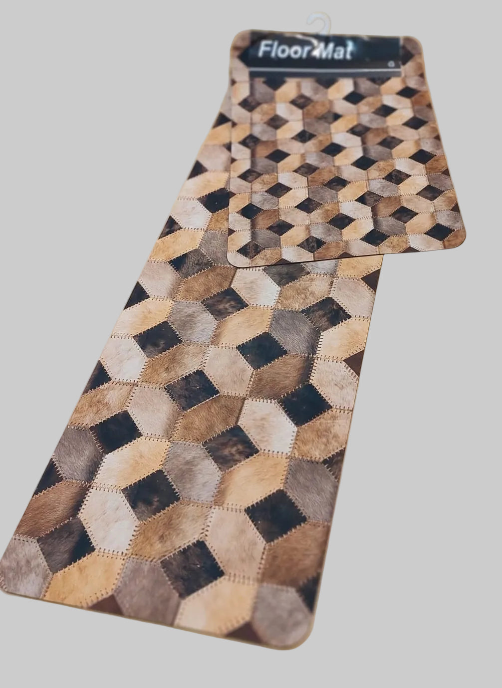 Artisan Floors Ultra-Low 3mm Non-Slip Artistic 2-Piece Rug Set