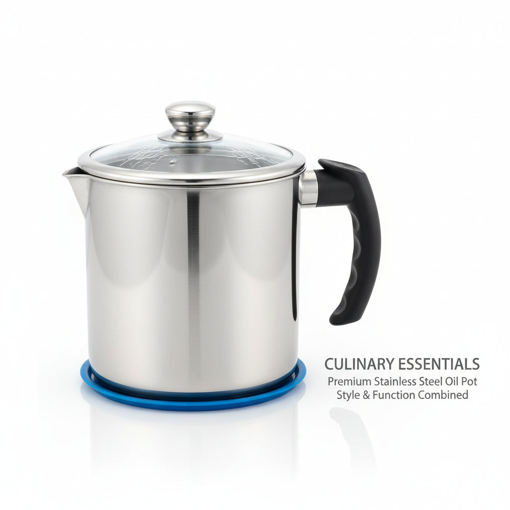 Stainless Steel Oil Strainer Pot