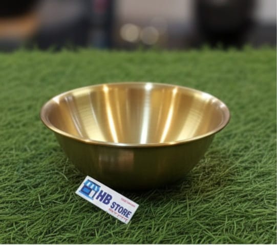 Artisan Hand-Brushed Brass Nesting Bowls