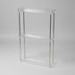 Multi-Tier Clear Acrylic Slim Storage Rack