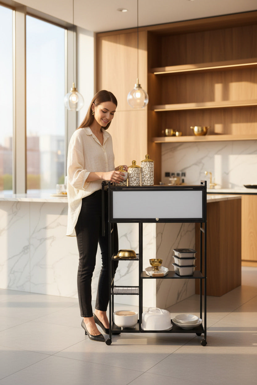 Multi-Tier Kitchen Baker’s Rack Utility Cart