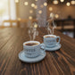 The Daily Brew 4-Piece Pastel Espresso & Coffee Set
