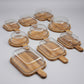 Premium Glass Serving Dish with Handled Bamboo Tray & Lid
