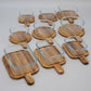 Premium Glass Serving Dish with Handled Bamboo Tray & Lid