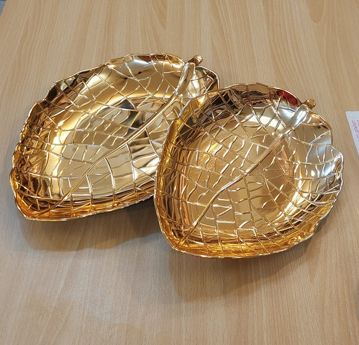Luxury Gold Botanical Serving Trays & Platters