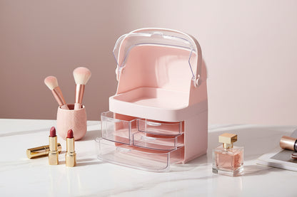 Luxe Dust-Free Portable Cosmetic & Makeup Organizer"