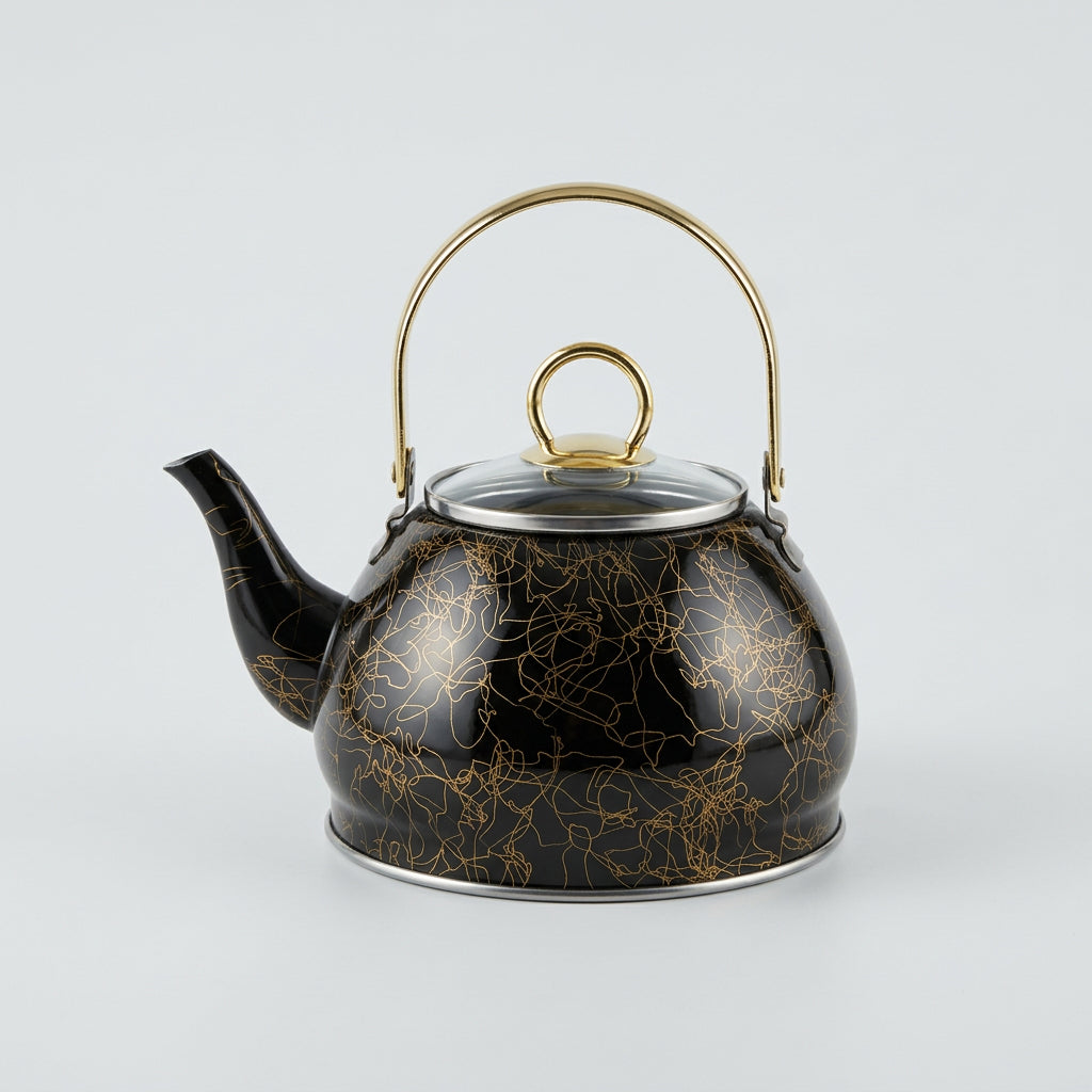 The Marble Tangle Enamel Teapot