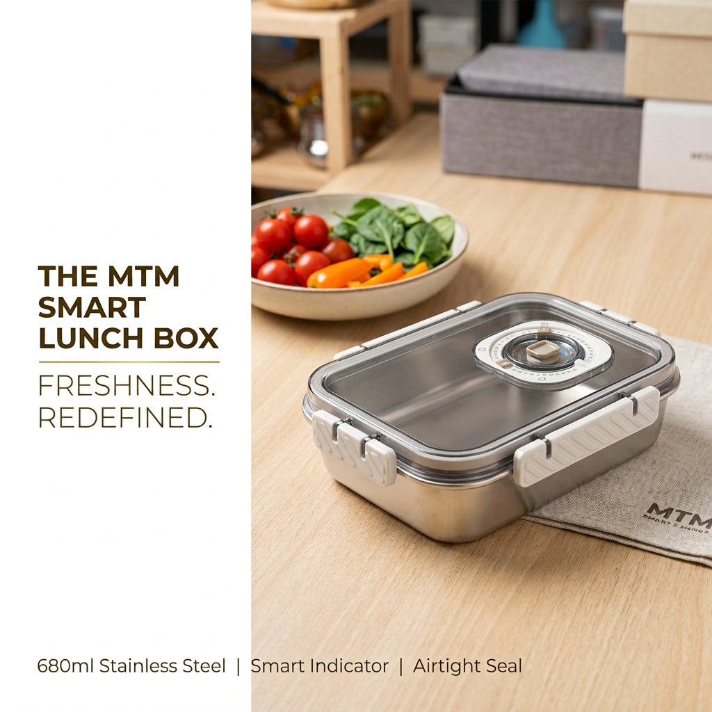MTM Premium 304 Stainless Steel Airtight Food Storage Box
