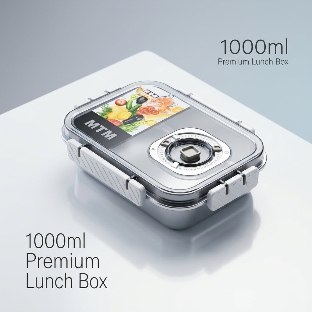 MTM Premium 304 Stainless Steel Airtight Food Storage Box