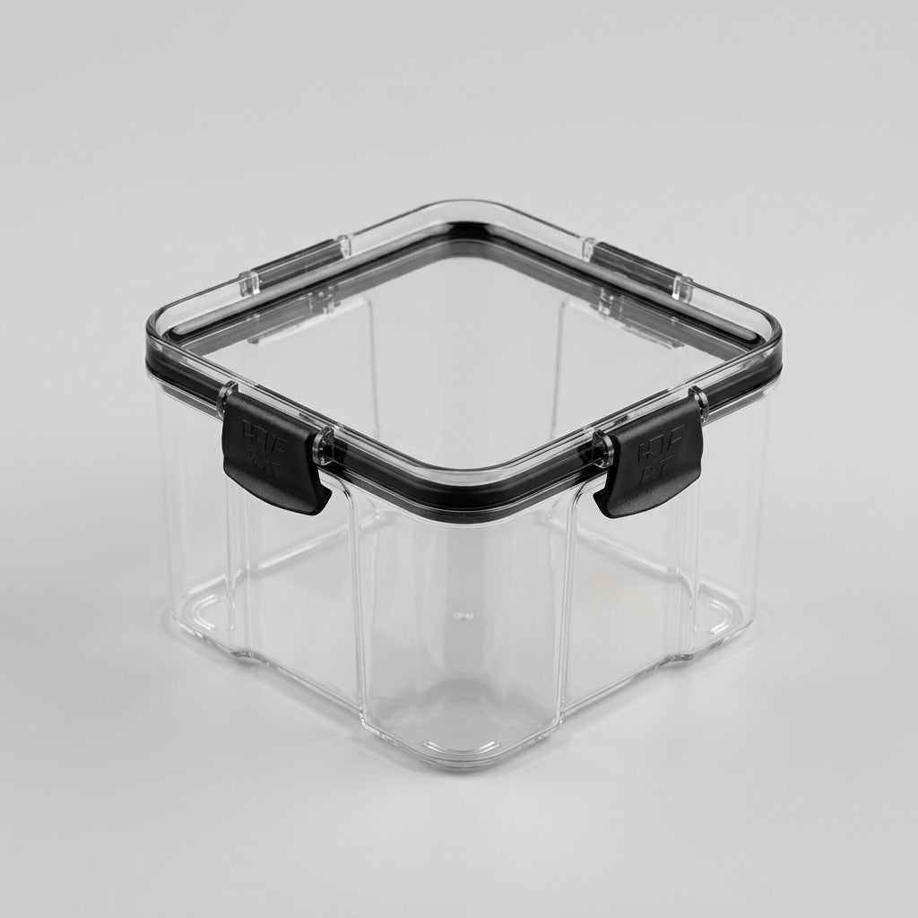 Premium Clear Acrylic Airtight Food Storage Jar