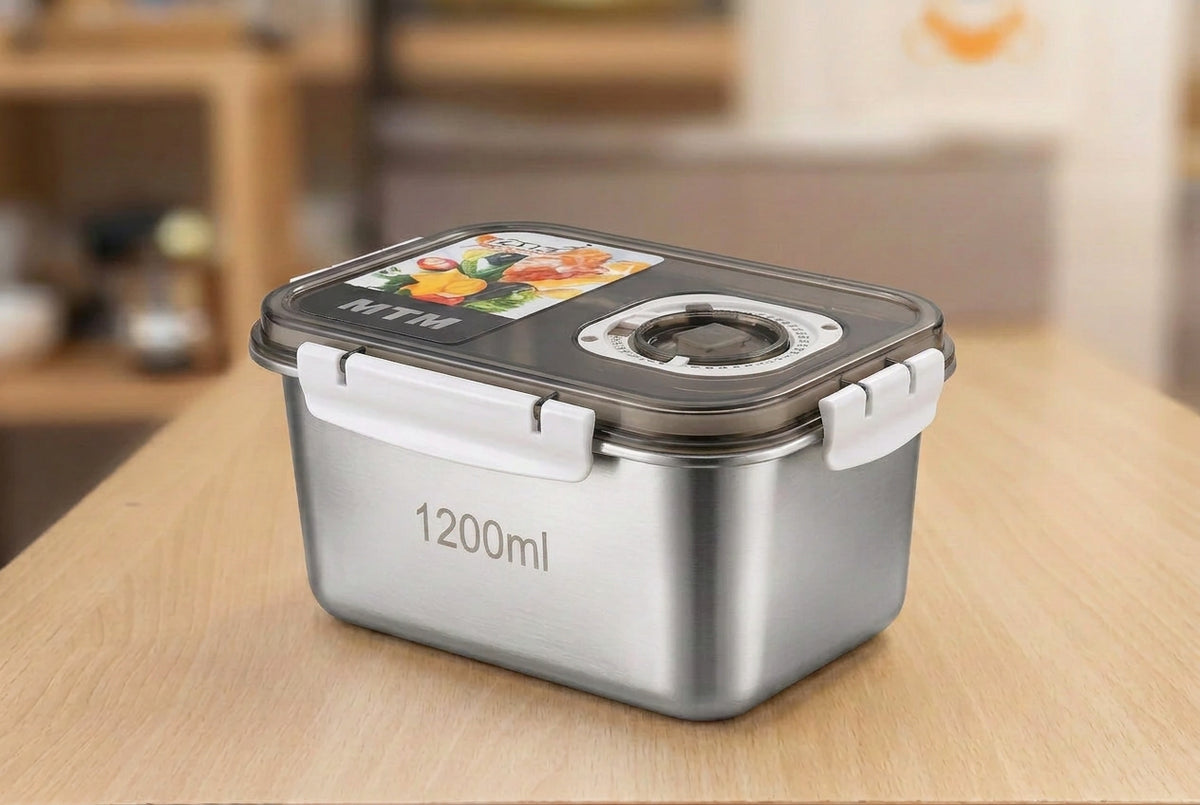 MTM Premium 304 Stainless Steel Airtight Food Storage Box